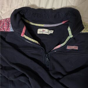 Vineyard Vines Patchwork Quarter Zip